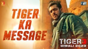 Tiger 3 Movie me Tiger Ka Message